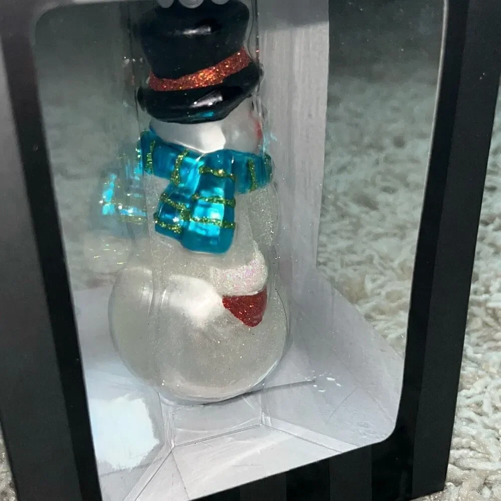NIB CHRISTOPHER RADKO SNOWMAN ORNAMENT
